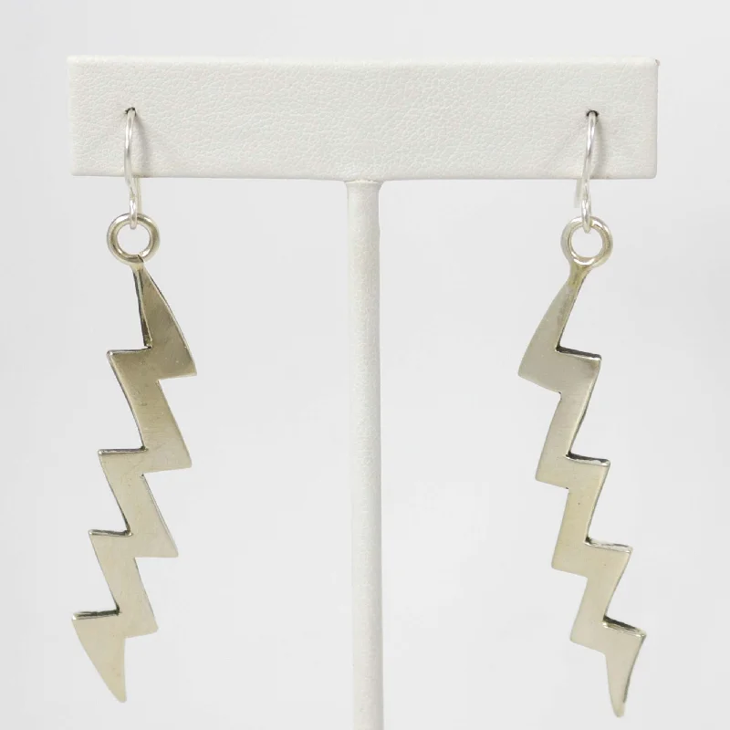 Buy More, Save More Crystal Pendant Lightning Earrings