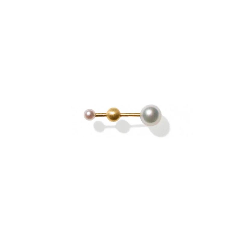 New Arrivals Elegant Pendant Miss Esine Gold Pearl Earring