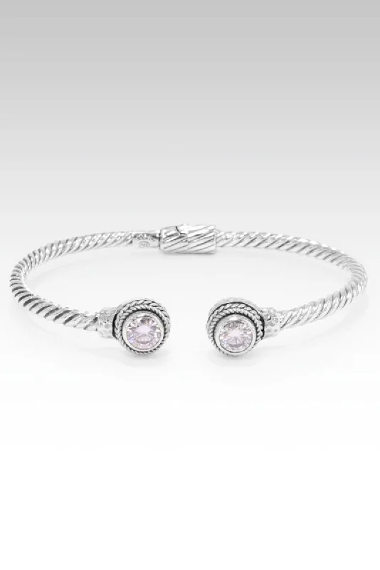 Flash Sale, Grab the Deals Fast Locket Necklace Live by Faith Tip-to-Tip Bracelet™ in Moissanite