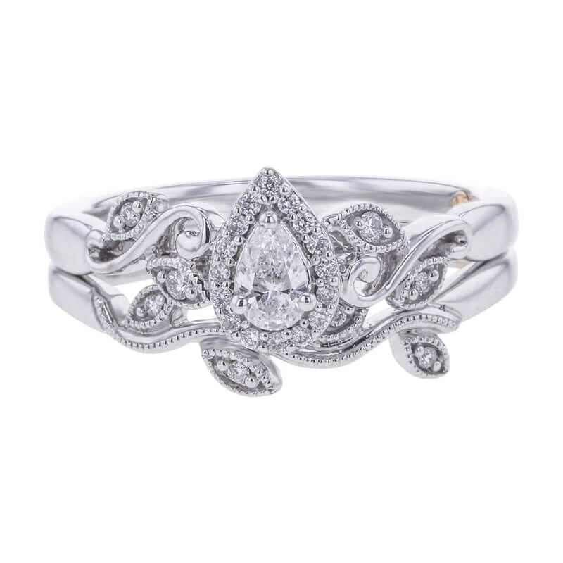 Shop Comfortably at Home Cocktail Ring Lovely Vintage Vine Ready For Love Diamond Bridal Set Shop Comfortably at Home Cocktail Ring Lovely Vintage Vine Ready For Love Diamond Bridal Set