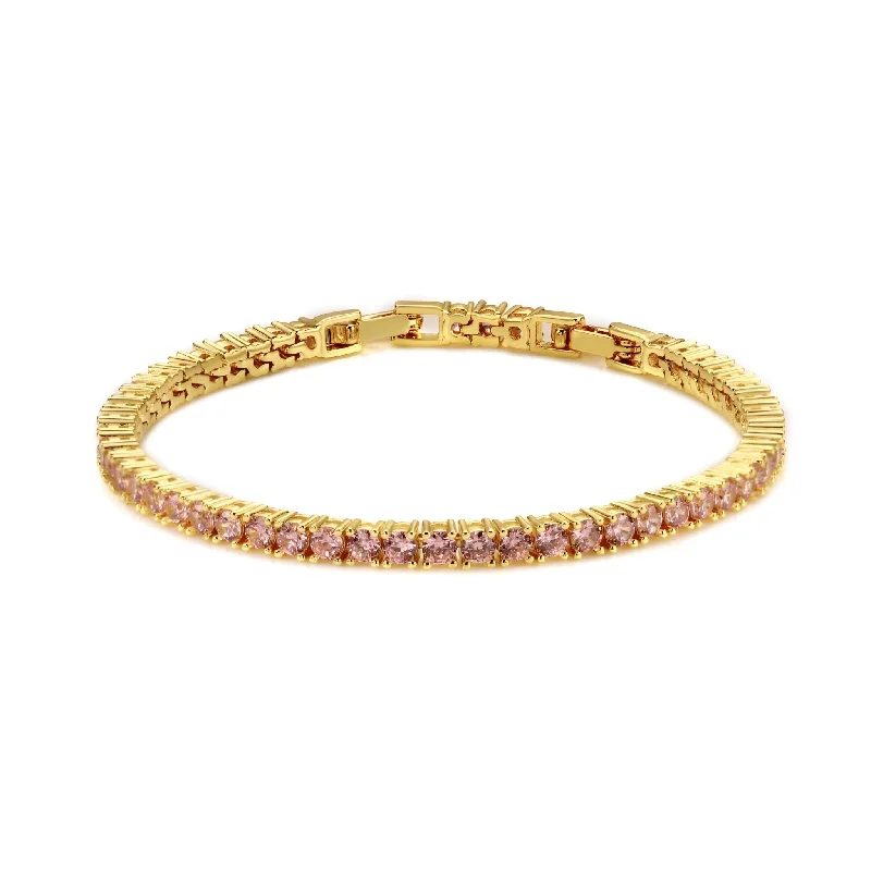 Flash Sale Bold Fashion Jewelry Mademoiselle Bracelet Pink Sapphire