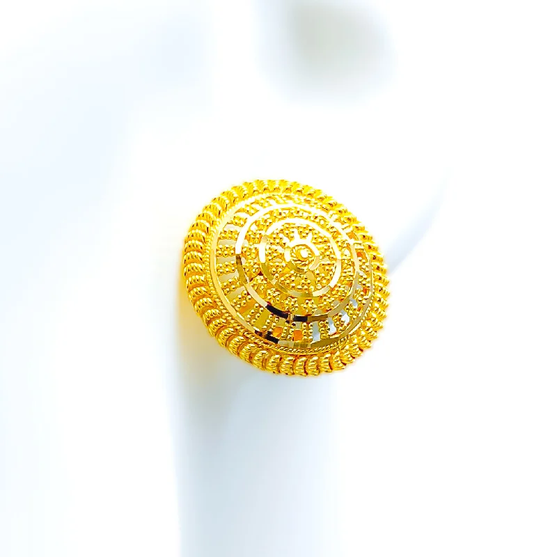 Flash Sale, Grab the Deals Fast Pearl Earrings Magnificent Striped 22k Gold Decadent Earrings