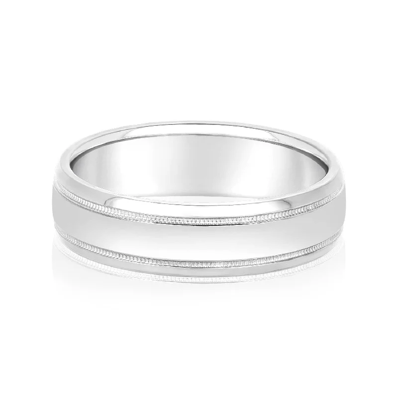 Limited - Edition Collections Now on Sale Bridal Earrings Men's Milgrain Classic Wedding Band Limited - Edition Collections Now on Sale Bridal Earrings Men's Milgrain Classic Wedding Band