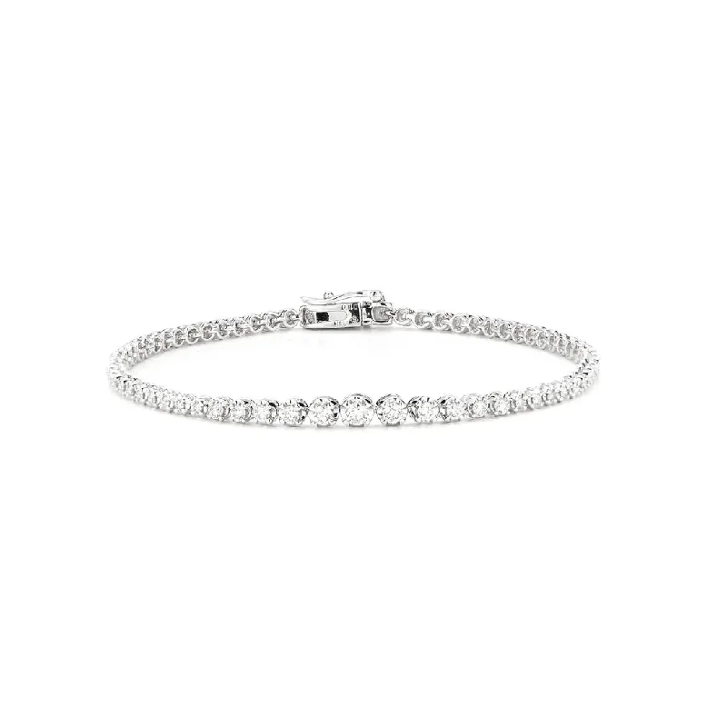 Black Friday - Style Deals All Week Long Crystal Bracelet Monica Graduated Diamond Bracelet