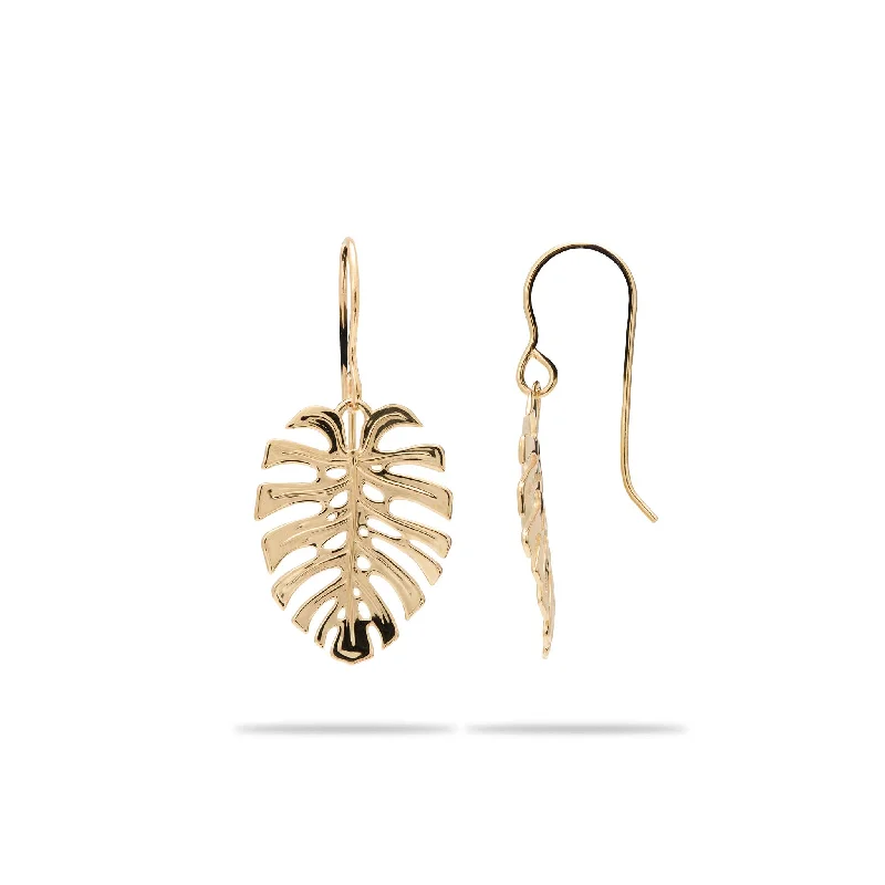 Huge Discounts, Unbeatable Offers Celestial Jewelry Monstera Earrings in Gold - 23mm Huge Discounts, Unbeatable Offers Celestial Jewelry Monstera Earrings in Gold - 23mm