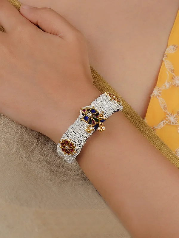 Big Savings, Big Smiles Silver Bangles Multicolor Gold Plated Mishr Bracelet - MR-BRAC166M Big Savings, Big Smiles Silver Bangles Multicolor Gold Plated Mishr Bracelet - MR-BRAC166M