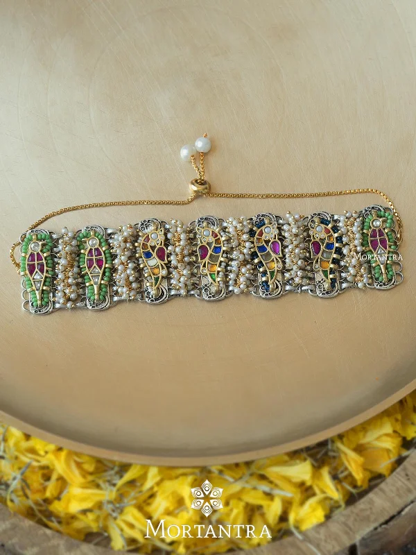 Be the First to Rock the Latest Trends Beautiful Jewelry Navratna Mishr Bracelet - MR-BRAC31N Be the First to Rock the Latest Trends Beautiful Jewelry Navratna Mishr Bracelet - MR-BRAC31N