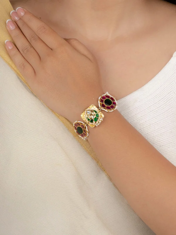 Shop Comfortably at Home Tourmaline Necklace Multicolor Gold Plated Mishr Bracelet - MR-BRAC83M Shop Comfortably at Home Tourmaline Necklace Multicolor Gold Plated Mishr Bracelet - MR-BRAC83M