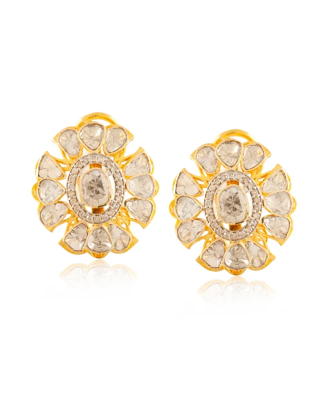 Limited - Edition Collections Now on Sale Gold Cuff Bracelet Mrunali Polki And Diamond Tops Limited - Edition Collections Now on Sale Gold Cuff Bracelet Mrunali Polki And Diamond Tops