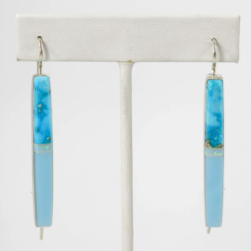 Big Savings, Big Smiles Gemstone Earrings Multi-Stone Inlay Earrings