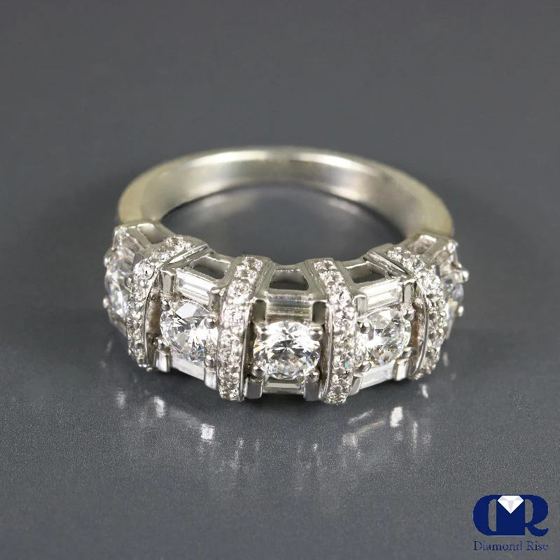 Massive Clearance Sale Delicate Necklace Natural 2.25 Ct Diamond Wedding Band Anniversary Ring In 14K Gold Massive Clearance Sale Delicate Necklace Natural 2.25 Ct Diamond Wedding Band Anniversary Ring In 14K Gold