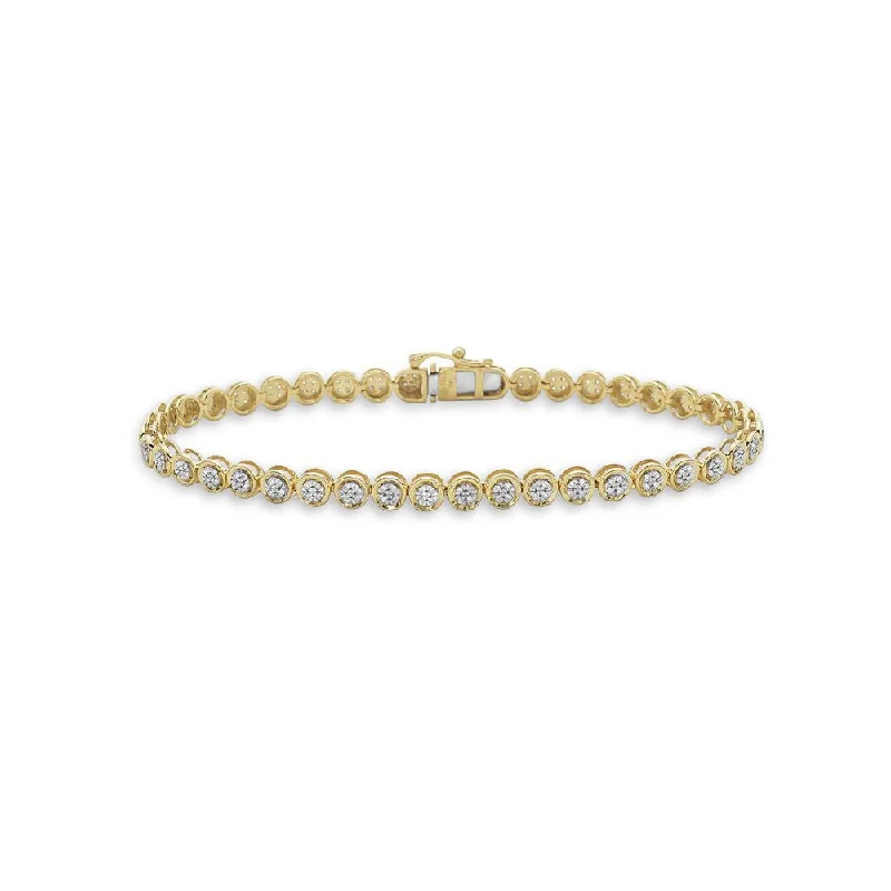 Limited - Edition Collections Now on Sale Statement Earrings Diamond Micro-Pavé Tennis Bracelet (0.50 ct.) in 14K Gold Limited - Edition Collections Now on Sale Statement Earrings Diamond Micro-Pavé Tennis Bracelet (0.50 ct.) in 14K Gold