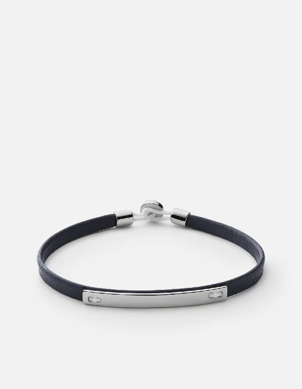 Huge Discounts, Unbeatable Offers Unique Pendant Nexus ID Leather Bracelet, Matte Silver Huge Discounts, Unbeatable Offers Unique Pendant Nexus ID Leather Bracelet, Matte Silver