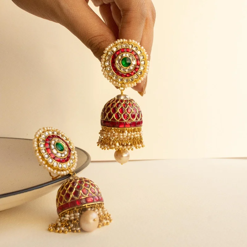 New Arrivals on Discount Sun Pendant Neyoshi Polki Jhumkas