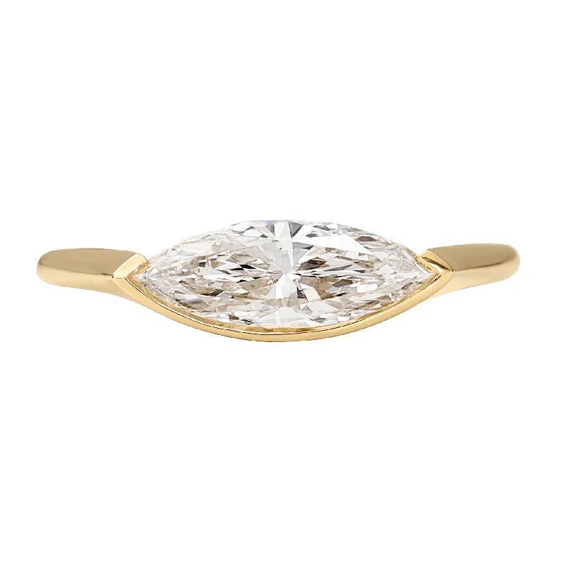 Buy More, Save More Cross Pendant OOAK Stream Long Marquise Diamond & Gold Engagement Ring Buy More, Save More Cross Pendant OOAK Stream Long Marquise Diamond & Gold Engagement Ring