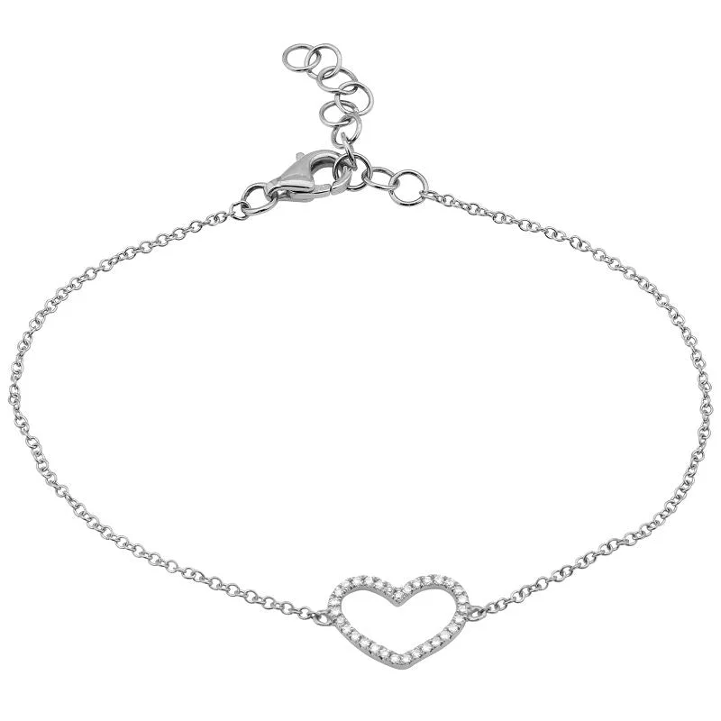 Exclusive Members - Only Sale Boho Earrings Open Heart Diamond Bracelet