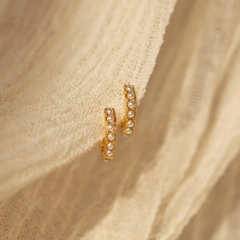 Exclusive Members - Only Sale Custom Jewelry Perle Huggies