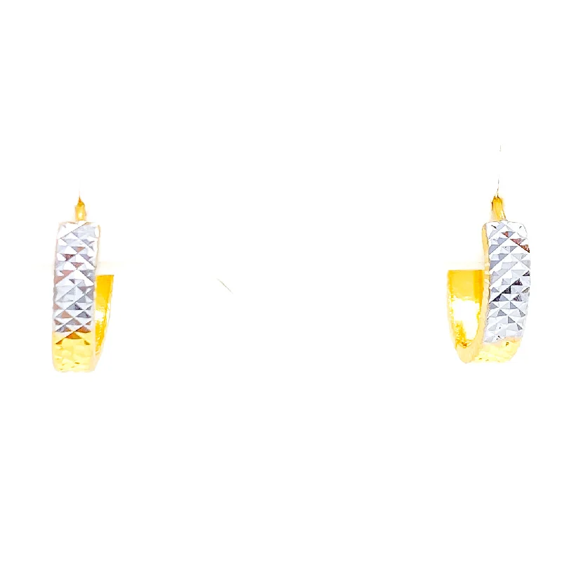 Huge Discounts, Unbeatable Offers Diamond Studs Petite Ethereal 22k Gold Bali