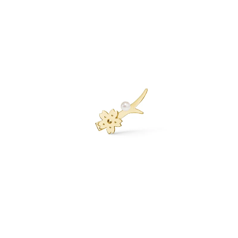 Black Friday - Style Deals All Week Long Infinity Ring Sakura Gold Plated Stud w. Pearl Black Friday - Style Deals All Week Long Infinity Ring Sakura Gold Plated Stud w. Pearl
