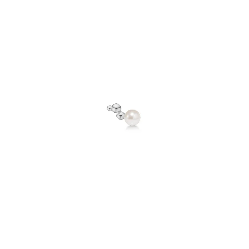 Exclusive Offers for Our Valued Customers Elegant Jewelry Bubble Silver Stud w. Pearl Exclusive Offers for Our Valued Customers Elegant Jewelry Bubble Silver Stud w. Pearl