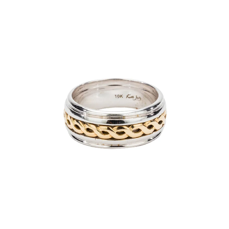 Don't Miss Your Chance Cluster Earrings 10k White and Yellow Gold Celtic Weave Knot 'Tummel' Ring Don't Miss Your Chance Cluster Earrings 10k White and Yellow Gold Celtic Weave Knot 'Tummel' Ring