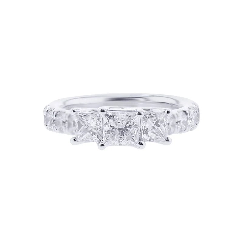 Shop Comfortably at Home Gold Necklace Princess Cut Three Stone Love Story Diamond Ready for Love Engagement Ring Shop Comfortably at Home Gold Necklace Princess Cut Three Stone Love Story Diamond Ready for Love Engagement Ring