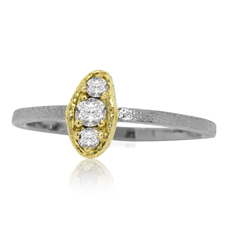 Exclusive Members - Only Sale Platinum Necklace Puddle Diamond Ring