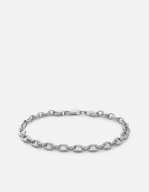Limited Time, Unlimited Deals Gemstone Earrings Pyper Link Puff Bracelet, Sterling Silver Limited Time, Unlimited Deals Gemstone Earrings Pyper Link Puff Bracelet, Sterling Silver