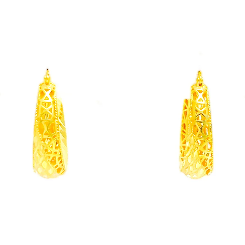 Exclusive Members - Only Sale Locket Necklace Refined Glamorous 22k Gold Hoop Earrings Exclusive Members - Only Sale Locket Necklace Refined Glamorous 22k Gold Hoop Earrings