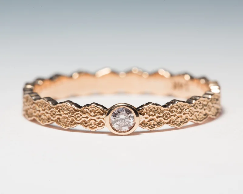 Huge Discounts, Unbeatable Offers Simple Pendant 14K Rose Gold Lace Diamond Engagement Ring - Size 7 Huge Discounts, Unbeatable Offers Simple Pendant 14K Rose Gold Lace Diamond Engagement Ring - Size 7