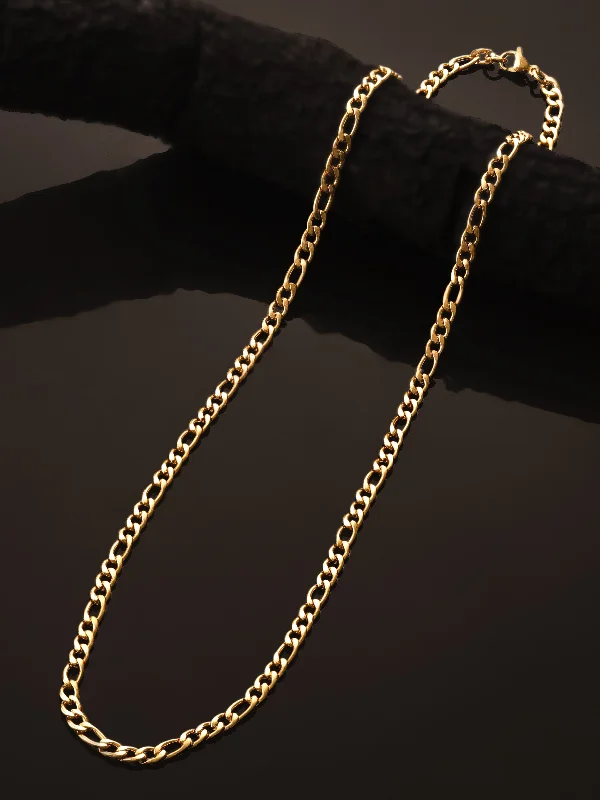 Limited Time, Unlimited Deals Unique Jewelry Rubans Voguish Men 18KT Linked Chain Necklace Limited Time, Unlimited Deals Unique Jewelry Rubans Voguish Men 18KT Linked Chain Necklace