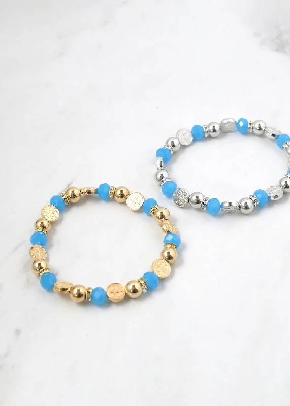 Exclusive Members - Only Sale Sterling Silver Saint Benedict Beaded Bracelet