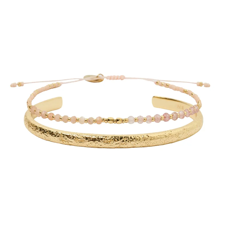 Exclusive Offers for Our Valued Customers Rose Gold Bangle Salty Bracelet Stack - Rose Exclusive Offers for Our Valued Customers Rose Gold Bangle Salty Bracelet Stack - Rose