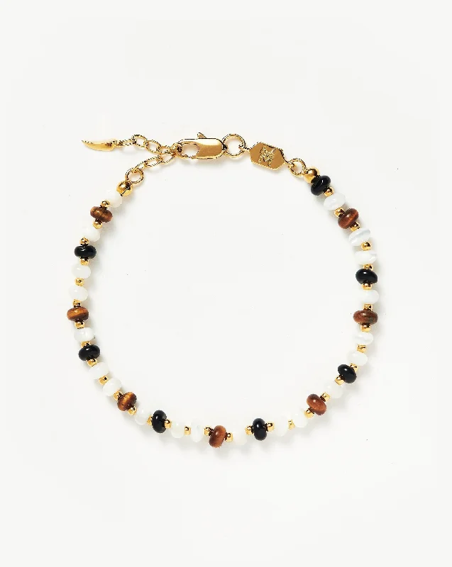 Black Friday - Style Deals All Week Long Birthstone Pendant Savi Pearl & Gemstone Beaded Bracelet | 18ct Gold Plated/Multi Black Friday - Style Deals All Week Long Birthstone Pendant Savi Pearl & Gemstone Beaded Bracelet | 18ct Gold Plated/Multi