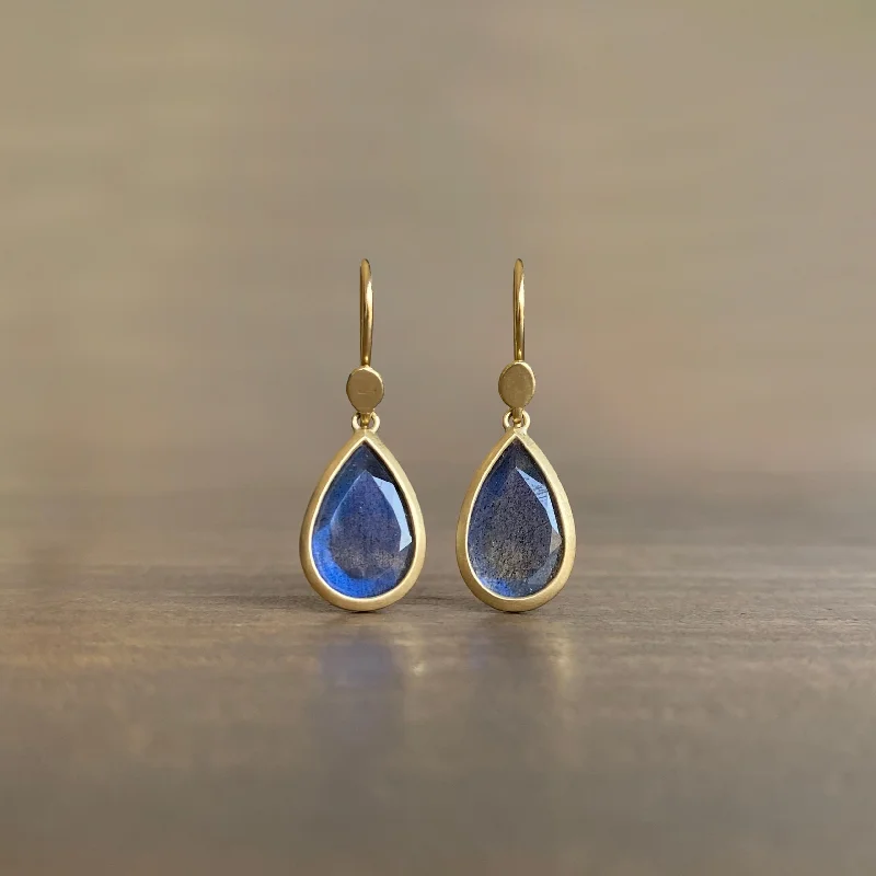 Limited - Edition Collections Now on Sale Gemstone Bracelet Small Fine Labradorite Drop Earrings