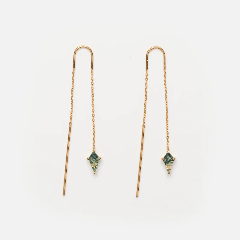 Black Friday - Style Deals All Week Long Tourmaline Necklace Solid Gold Aquatic Agate Elements Kite Threader Earrings Black Friday - Style Deals All Week Long Tourmaline Necklace Solid Gold Aquatic Agate Elements Kite Threader Earrings
