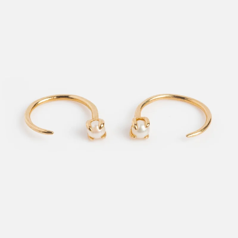 Limited Time, Unlimited Deals Silver Bangles Solid Gold Pearl Ear Huggers
