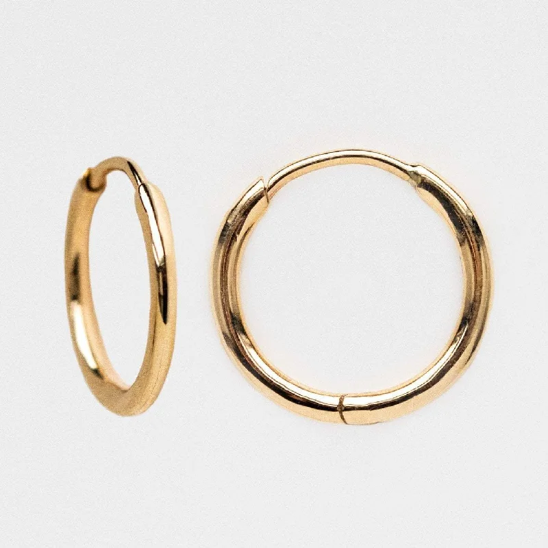 Limited - Edition Collections Now on Sale Elegant Jewelry Solid Gold Simple Huggie Hoops Limited - Edition Collections Now on Sale Elegant Jewelry Solid Gold Simple Huggie Hoops