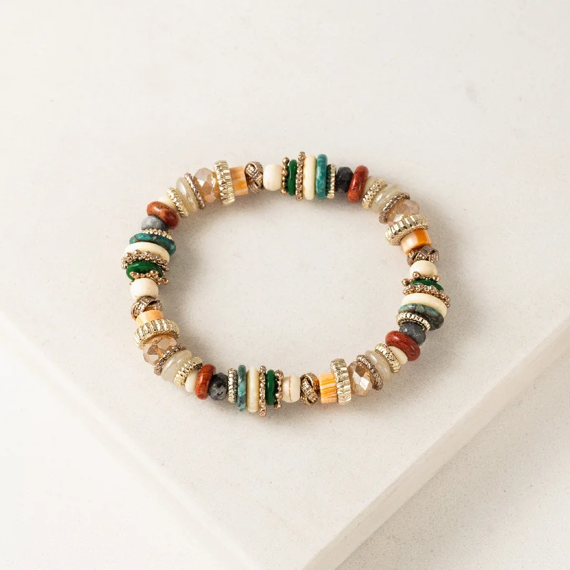 Unbeatable Savings Await Adjustable Pendant Sorrento Mixed Beaded Stretch Bracelet Desert Unbeatable Savings Await Adjustable Pendant Sorrento Mixed Beaded Stretch Bracelet Desert