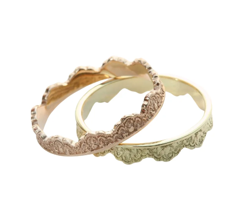 Limited Time, Unlimited Deals Gold Choker Maeve Lace Crown Wedding Bands