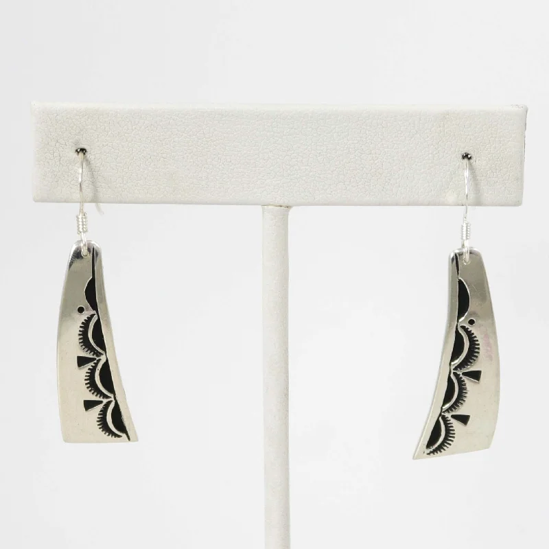 New Arrivals on Discount Birthstone Jewelry Stamped Silver Earrings
