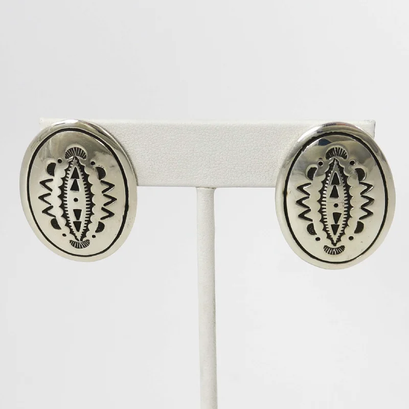 Season - End Clearance Boho Necklace Stamped Silver Earrings
