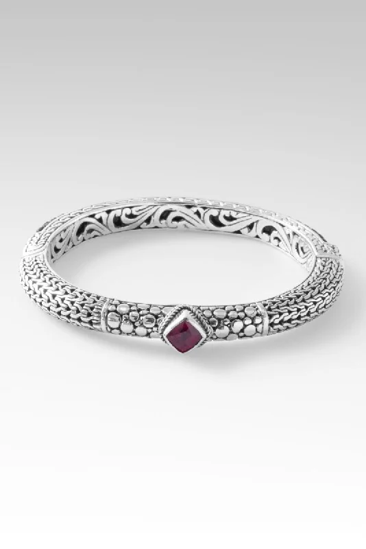 Black Friday - Style Deals All Week Long Elegant Chain Generosity Prospers Bangle™ Ruby Black Friday - Style Deals All Week Long Elegant Chain Generosity Prospers Bangle™ Ruby