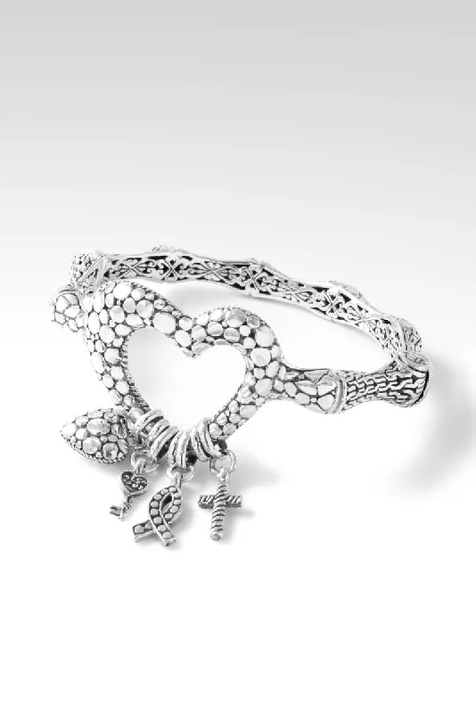 Shop Comfortably at Home Wedding Band Great Love Bangle Bracelet™ in Scattered Jawan Shop Comfortably at Home Wedding Band Great Love Bangle Bracelet™ in Scattered Jawan