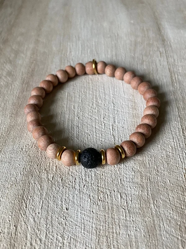 Limited - Time Offer Rose Gold Bangle STRENGTH + COMPASSION | OIL DIFFUSER BRACELET