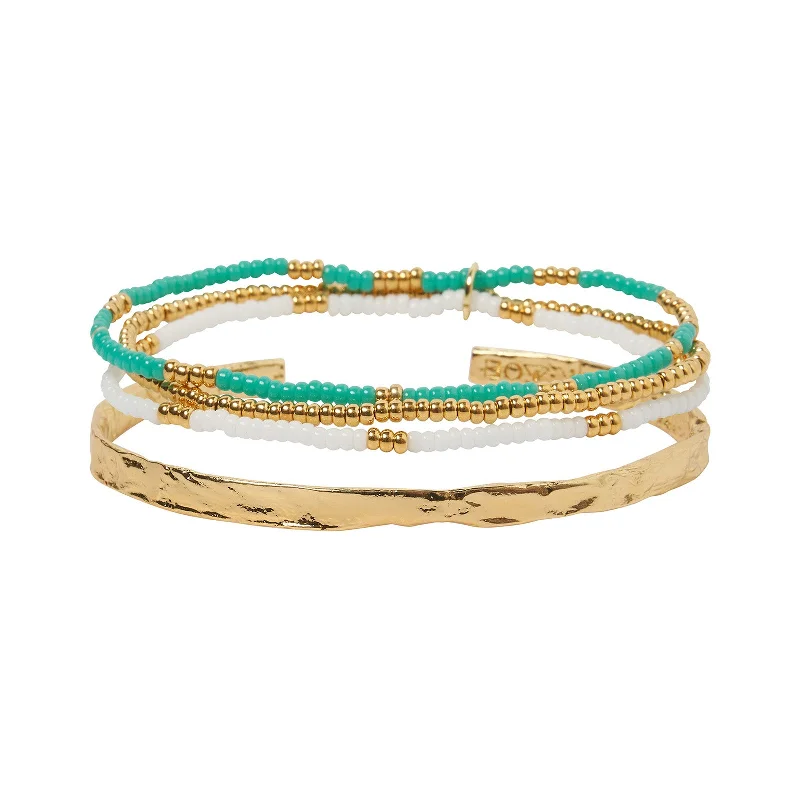 Flash Sale Crystal Bracelet Sunshine Bracelet Stack - Ocean