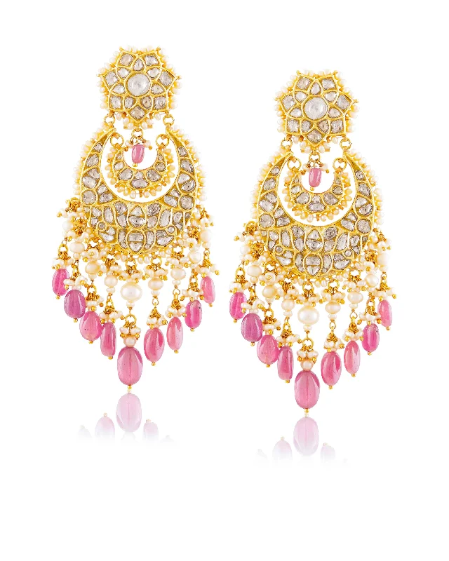 Flash Sale Elegant Jewelry Surbhi Polki Chandbalis