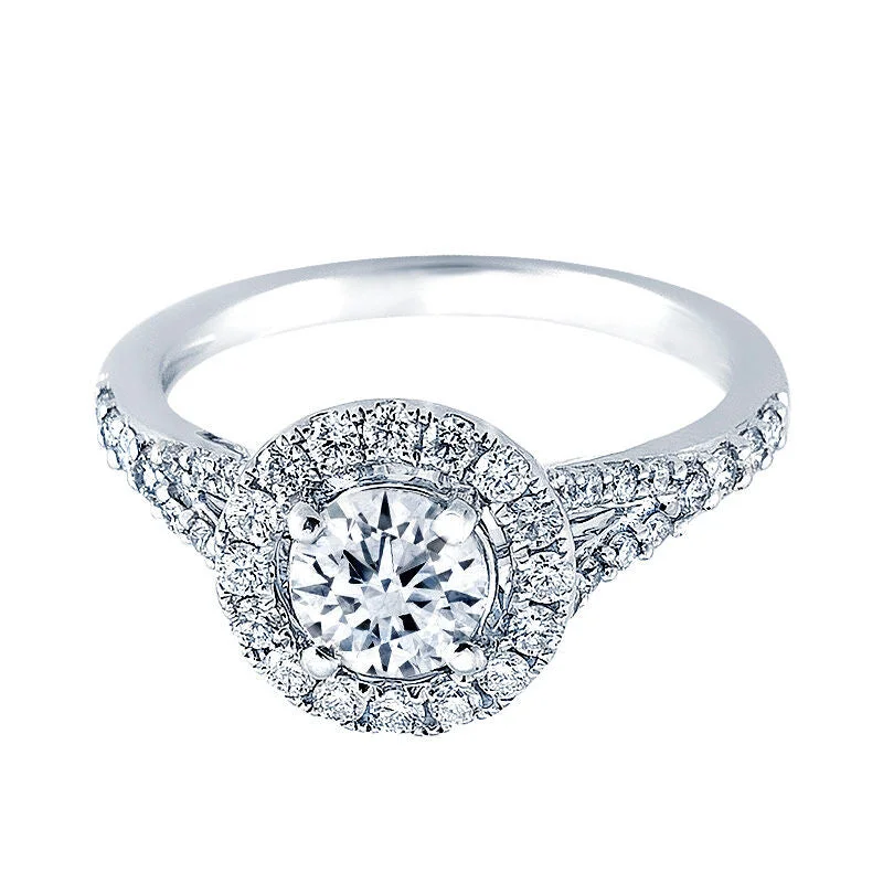 Don't Miss Your Chance Handmade Chain Suri Round Halo Ready for Love Diamond Engagement Ring Don't Miss Your Chance Handmade Chain Suri Round Halo Ready for Love Diamond Engagement Ring