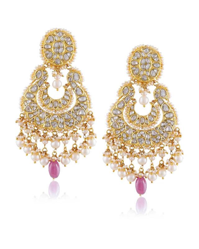 Limited - Edition Collections Now on Sale Personalized Necklace Swathi Polki Chandbalis