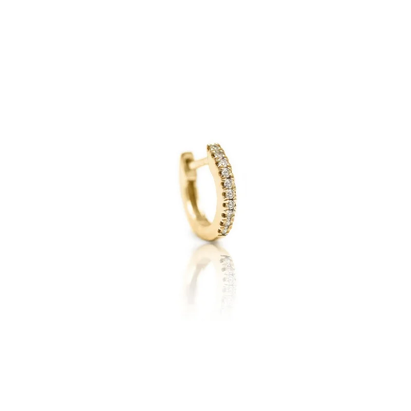 New Arrivals Rose Gold Bangle Tiny Diamond Huggie